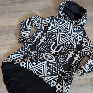 Rare KillStar oversized Occult Long hoody size xs fits s-m